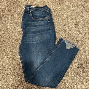 Rag and Bone high rise ankle skinny